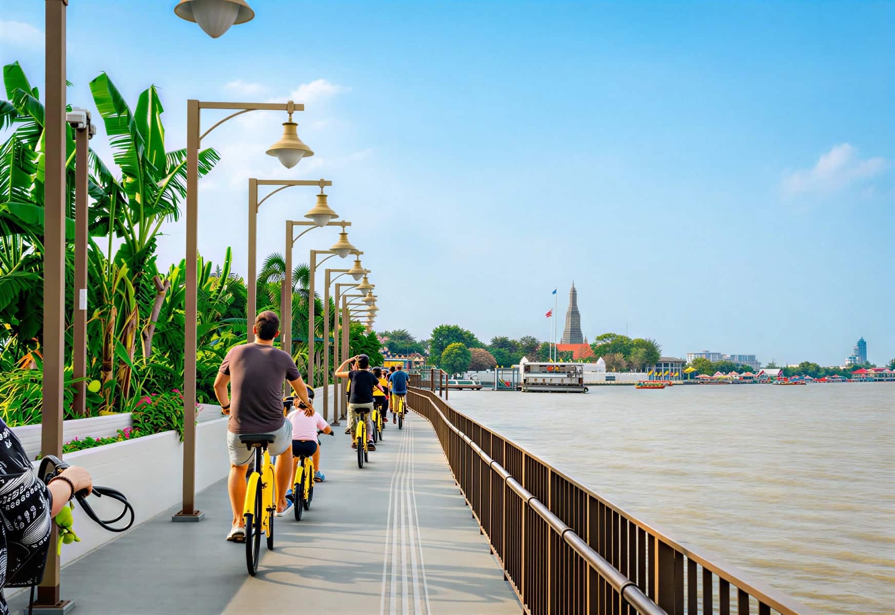 Co van Kessel: Bangkok Old Town 3-Hour Bicycle Tour
